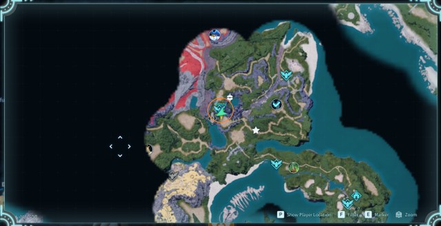 A Sulfur Ore in Palword, the giant rock you can mine has a yellow twint to it.